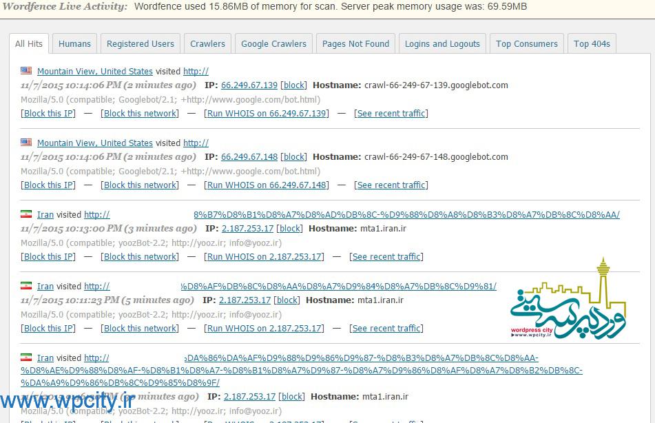 بسته امنیتی قوی در وردپرس با Wordfence Security8